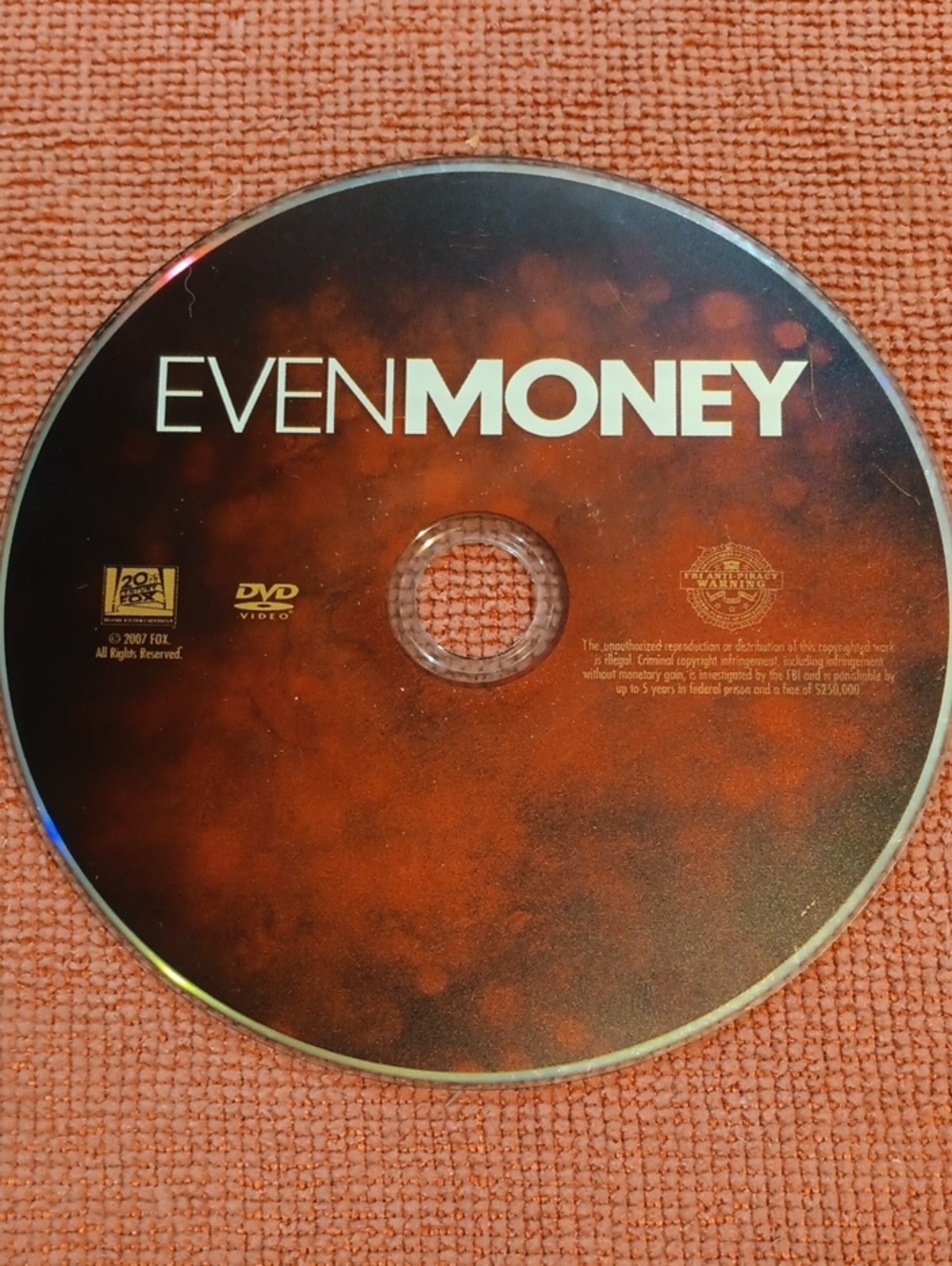 2/$8 Even Money (DVD) *NO CASE*